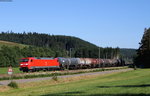 152 049-3 mit dem GC 60484 (Hausach-Rammelswiesen) bei Unterkirnach 19.7.16