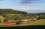 152 093-1 mit dem GC 60484 (Hausach-Rammelswiesen) bei Stockburg 30.9.16