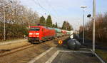 152 111-1 DB kommt mit einem Kalkleerzug aus Hagen(D) nach Marche-les-Dames(B) nd kommt Richtung Mönchengladbach-Hbf,Rheydt-Hbf,Wickrath,Beckrath,Herrath und fährt durch Erkelenz in Richtung