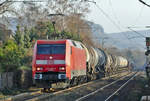 152 022-0 Kesselwagenzug durch Bonn-Beuel - 21.12.2016