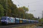 Albatross 152 134 fuhr am 8.10.11 mit einem PKP-Zug durch Ratingen-Lintorf.