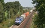 152 134 mit KT 43161 (Maschen Rbf–Wolfurt) am 05.09.2014 in Uelzen