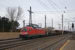 Neue Kategorie Bahnhof Marchtrenk: Da muss ich gleich
etwas reinstellen. Und zwar ein Bild von der 182 011
welche am 14.03.2009 mit einem Gterzug durchgefahren ist.
