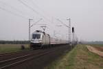 182 004-2  Porsche  mit dem IC 1812 nach Hamburg Altona in Neuss Allerheiligen am 01.03.2009 Gru an den Tf !