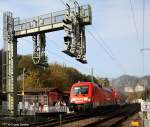 Railion DB Logistics 182 019-0 vor S 37725 Meien Triebischtal - Schna, KBS 241.1 S-Bahn Dresden S1 Meien Triebischtal - Dresden - Schna, fotografiert im Bhf.