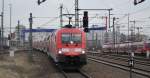 Einfahrt RE1 am Berliner Ostbahnhof am 18.04.2013