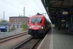 Ein sehr seltener Besuch auf dem Zwickauer Hauptbahnhof.Taurus 182 018 bespannte am 22.10.2015 einen RE nach Dresden.