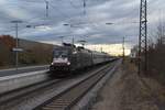 Flixtraingemischtwagenladen durch Heddesheim/Hirschberg am Montag den 12.11.2018 gen Weinheim fahrend.