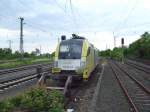 ES 64 U2 098 von MRCE Dispolok steht am 21.05.08 abgestellt in Frankfurt-Hchst.