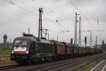 MRCE Dispolok/TXL ES 64 U2-097 am 24.6.12 mit einem Stahlzug in Duisburg-Bissingheim.