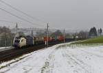 182 564 mit 41131 nach Budapest am 17.02.2013 bei Ingling.