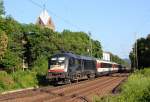 182 509 / ES 64 U2-009 am EC6 bei Bonn Oberkassel am 07.07.2013