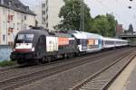 MRCE 182 534-8 / ES 64 U2 - 034 zieht den HKX von Kln nach Hamburg durch Dsseldorf Derendorf am 27.06.2013