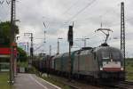 MRCE Dispolok/TXL ES 64 U2-029 am 30.5.13 mit einem Stahlzug in Duisburg-Bissingheim.