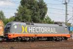 Hectorrail 242.517  Fitzgerald  am 29.7.13 in Hamburg-Harburg.