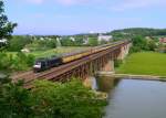 182 597 mit einem ARS-Altmann am 21.05.2014 auf der Mariaorter Brücke bei Regensburg-Prüfening.