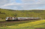 182 521-5 DISPO (Deutsch-Ungarisches Freundschaftsjahr 2015) mit IC 2082 bei Freden am 29.04.2016