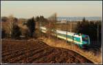 Im Gldenen Licht kommt ALX von Regensburg nach Mnchen Hbf mit 183 005 daher. Es war der Abschluss eines warmen aber auch lustigen 07.02.11 in Kfering. 