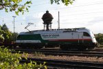 Nochmal mit ein bischen grn:183 701  Train of Ideas  (i.E. fr RAN) am 30.5.11 in Duisburg-Wedau.