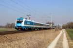 Die 183 005 mit dem ALEX bei Pulling am 12.03.2014