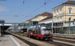 183 001-7   175 Jahre deutsche Eisenbahnen  in Regenburg Hbf 10.6.14