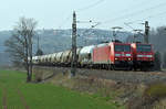 17.03.2017 Streckenabschnitt Uhingen 185 009-8 & 146 219-1