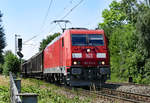 185 374-6 Güterzug durch Bonn-Beuel - 07.07.2017