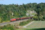 185 377-9 mit GC62446 bei Solnhofen Richtung Treuchtlingen, 24.09.2016