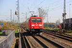 185 281-3 DB kommt als Lokzug von Nievenheim-Gbf nach Neuss-Gbf und fährt in Richtung Neuss-Allerheiligen,Norf,Neuss-Süd,Neuss-Hbf.