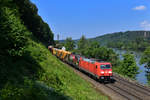 185 373 + 470 505 mit KT 41931 am 12.05.2018 bei Seestetten. 