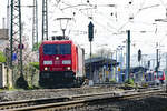 185 219-3 gem. Güterzug durch den Bf Remagen - 21.04.2018