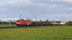 DB Cargo 185 352 mit gemischtem Güterzug Richtung Osnabrück (Marl, NI, 18.01.19)