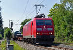 185 032-0 mit gem. Güterzug durch Bn-Beuel - 23.06.2020