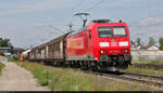 Gemischter Gz mit 185 013-0 unterwegs in Tamm Richtung Kornwestheim.

🧰 DB Cargo
🚩 Bahnstrecke Stuttgart–Würzburg (Frankenbahn | KBS 780)
🕓 12.6.2021 | 12:10 Uhr