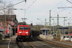 DB Cargo 185 217 // Au (Sieg) // 12. April 2022
Das Foto wurde vom P+R-Parkplatz aufgenommen.