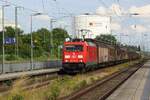 DB 185 272 mit Mischer | EZ 53087 (Schwedt-Rostock-Seddin) | Anklam [WAK] | Juni 2023