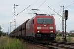 185 230-0 mit Kohlezug in Wiesental am 22.07.20099