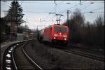 185 349 (9180 6185 349-6 D-DB) durchfhrt ebenfalls den Bahnhof Hsbach in Richtung Wrzburg.