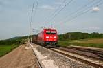 185 340, unterwegs am Abend des 11.05.2010, zwischen Neulengbach und Ollersbach, Richtung Westen.