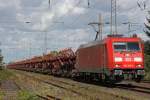 185 320 am 25.9.10 mit einem schnen Einheitszug in Ratingen-Lintorf