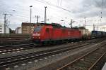 185 143-5, fhrt mit Gterzug durch Hannover HBF, am 14.11.10