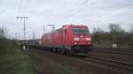 185 278-9 mit einem Gz gen Sden (Fulda, 03.04.11)