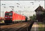 185 044 (9180 6185 044-8 D-DB) und 185 258 (9180 6185 258-1 D-DB durchfahren mit einem langen Gterzug den Gterbahnhof Kln-Kalk in Richtung Gremberg.