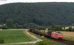 185 183-1 mit einem Mischer bei Wernfeld 22.6.11