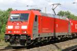 green Cargo 185 402 mit Containerzug am 31.8.11 in Ratingen-Lintorf