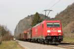 DB Railion 185 205-2 in Leutesdorf am 17.3.2012 