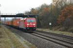 185 243-3 mit GZ bei Fulda am 07.11.2009  