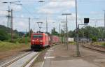 185 172-4 mit einem KLV am 28.07.2011 durch Kreiensen