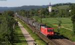 185 201-1 mit dem KT 40009 (Taulov/DK-Gallarate/I) bei Denzlingen 25.5.12