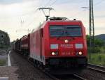 185 244-1 DB Schenker Rail in Hochstadt/ Marktzeuln am 15.06.2012.